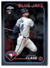 Jonatan Clase (RC) Rookie 2024 Topps Chrome Update USC147 Toronto Blue Jays