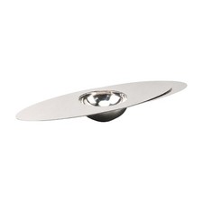 Ovaler Deko-Tablett mit Schale und Sockel Oval f&uuml;r Wohnzimmer