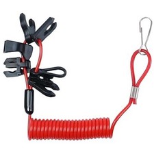 Safety Kill Stop Switch Connector Lanyard for Marine Outboard Engine Motor Kill