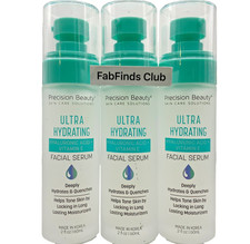 3x Precision Beauty Ultra Hydrating Hyaluronic Acid + Vitamin E Facial Serum