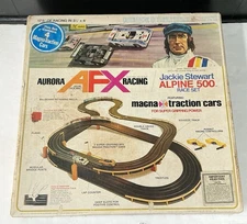 AURORA AFX RACING H.O. JACKIE STEWART ALPINE 500 SET (T295) 