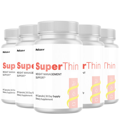SuperThin- Keto & Weight Support- 5 Bottles- 300 Capsules