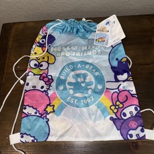 Build A Bear Workshop BABW SANRIO Drawstring Carrier Bag Hello Kitty NEW NWT - P