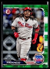 2019 Bowman Maikel Franco Green 47 (/99)