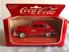 NIB Coca Cola CHRYSLER WINDSOR 1:43 Diecast Car in Box #F81