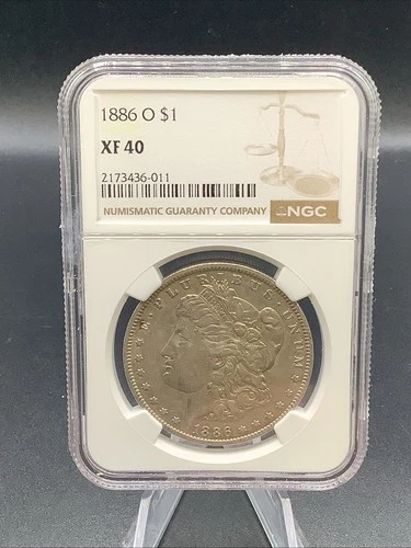 NGC 1886-O Morgan Silver Dollar XF40 $1
