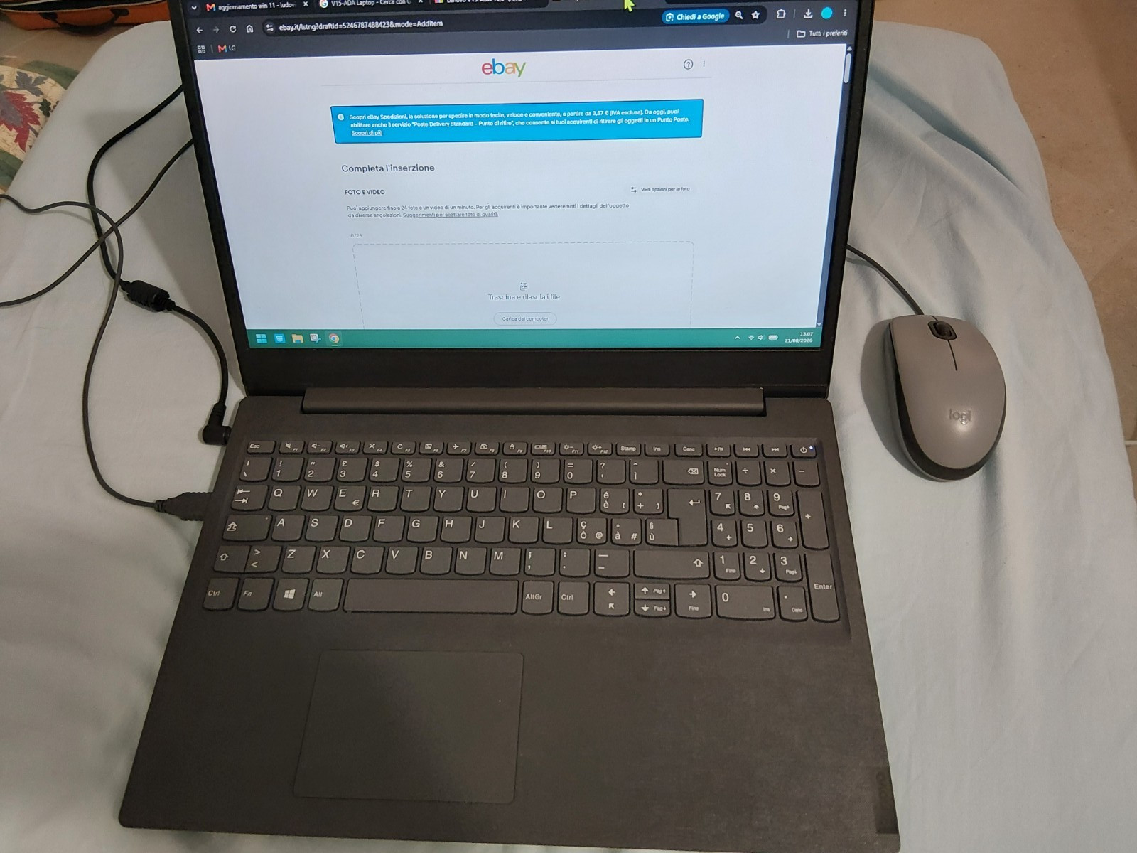 notebook V15-ADA Laptop Lenovo Type 82C7 AMD 3020e 1.20 GHz windows 11