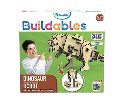 STEM Building Toy Buildables Dinosaur x Robot Gifts for Age 10+ Years