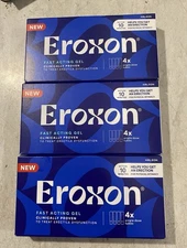 3-Boxes Eroxon Stimgel 4 Single Dose Tubes (12 Total) ED Fast Acting Gel