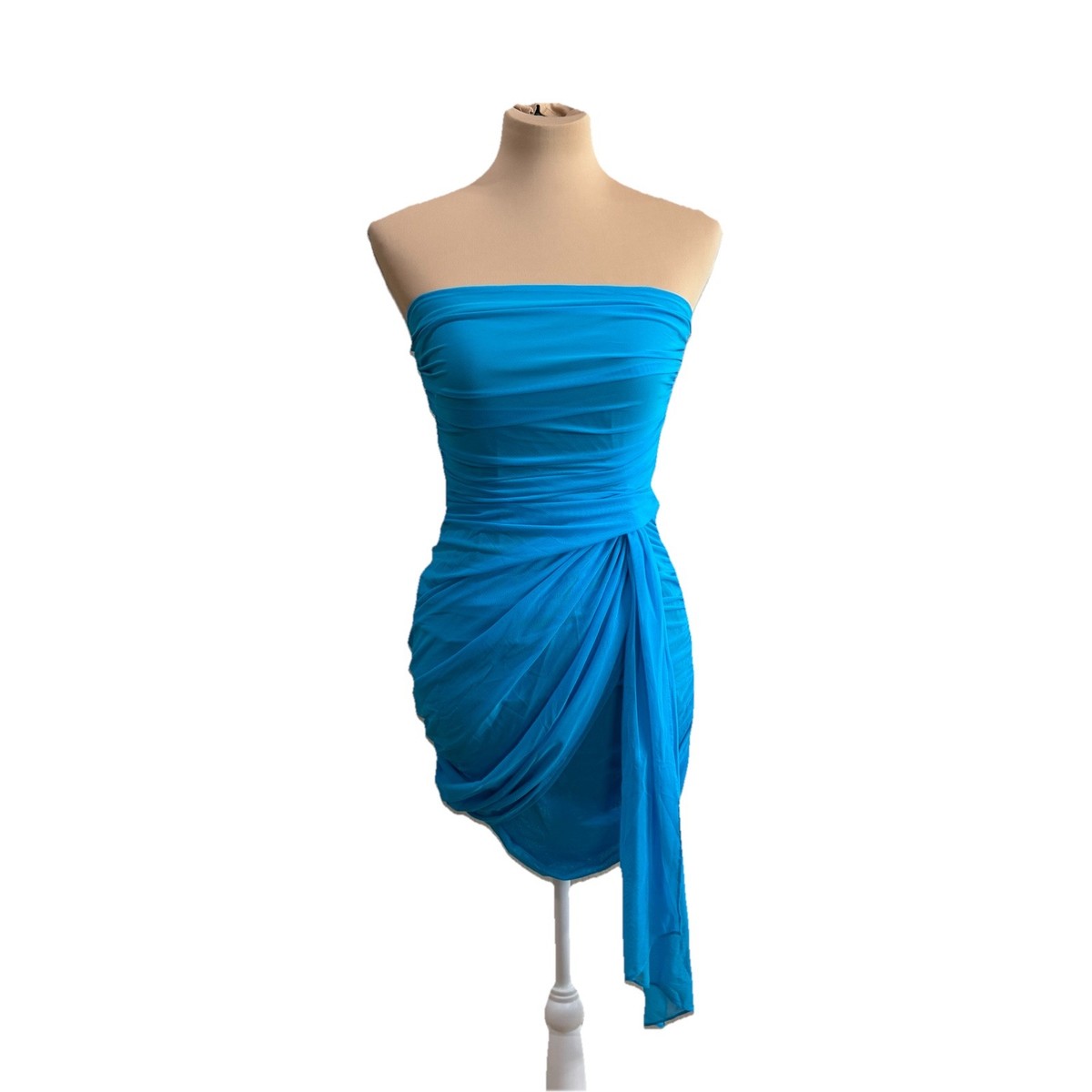 AMANDA UPRICHARD X REVOLVE Anja Blue Bodycon Mini Mesh Dress Small AMANDA UPRICHARD X REVOLVE Anja Blue Bodycon Mini Mesh Dress Small