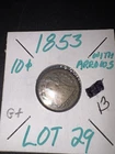 1853 with Arrows Liberty Seated Dime