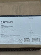 Park Harbor PHPL6571AGBR Orchard 12" 60W 1-Light Pendant - Aged Brass