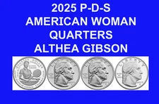 2025 P-D-S ALTHEA GIBSON American Women Quarter 3-Coins 2025-20