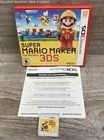 Super Mario Maker 3DS Nintendo 3DS Video Game 2016 IOB Tested Works