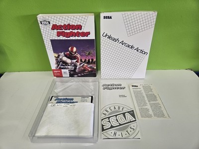 ACTION FIGHTER - Commodore 64 C64/128 - Complete & Fully Tested!  Nice!  SEGA