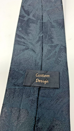 Maßanfertigung feste schwarze Krawatte 100 % Polyester - Bild 3 von 3