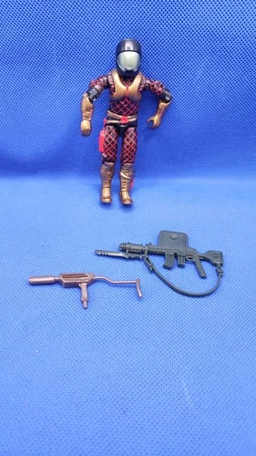 2003 Gi Joe Cobra Python Patrol 3.75" Lampreys Figure v4 Hasbro with Accessories