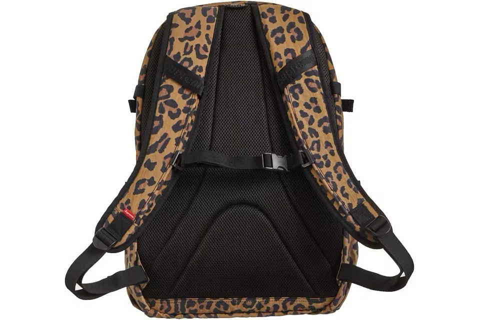 Mochila Supreme FW20 con estampado de leopardo para hombre nueva nunca usada Foto 3 de 4