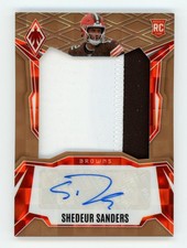Shedeur Sanders /199 2025 Phoenix Bronze Rookie Patch Auto #RPS-SSS Color Match