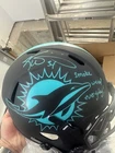 Ricky Williams Signed Miami Dolphins Rave Full-Size Replica Football Helmet