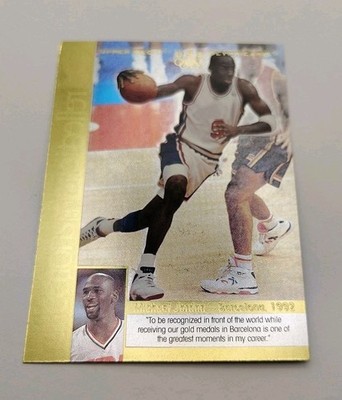 1996 Upper Deck Olympicard - Reflections of Gold Michael Jordan #RG1 insert 