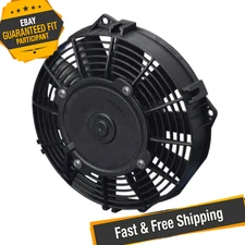 SPAL 30100358 7.5" Low Profile Puller Electric Fan with Straight Blades