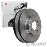 2X NK Bremsscheiben 258Mm BelÜFtet Vorne Passend FÜR Dacia Logan Sandero