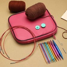 A Set of 37 Pieces Crochet Hooks Weaving Yarn Knitting Craft Tools 3.0-10.0mm