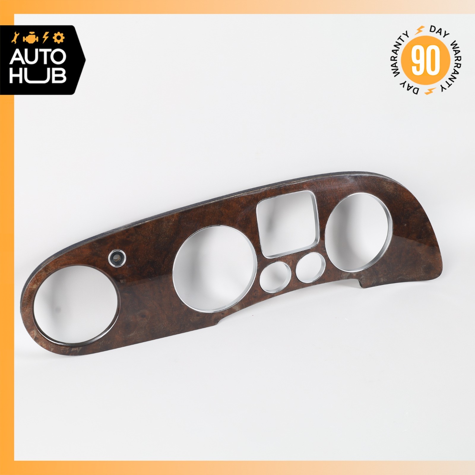 03-13 Bentley Continental GT GTC Dash Panel Speedometer Bezel Trim Wood OEM 31k