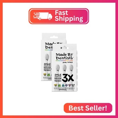 Made By Dentists Kids Electric Toothbrush Replacement Heads   6 Heads (2x3) - So