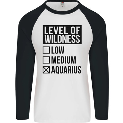 Levels of Wildness Aquarius Herren L/S Baseball T-Shirt