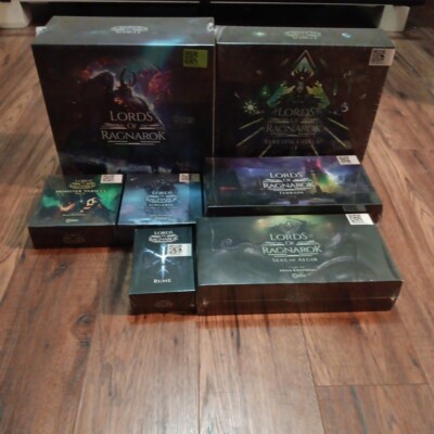 Lords of Ragnarok - Board Game - All Gameplay+Terrain+Play Mat - Awaken Realms