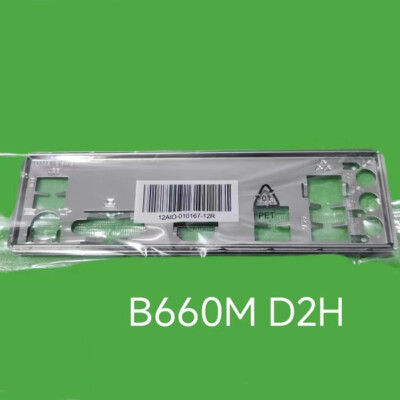 For Gigabyte B660M D2H DDR4 I/O Shield Back Plate BackPlate Blende Bracket