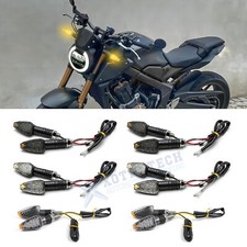 Mini Stalk Arrow Light Motorcycle Turn Signals Lights Universal Motorbike Led