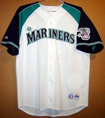 white mariners jersey