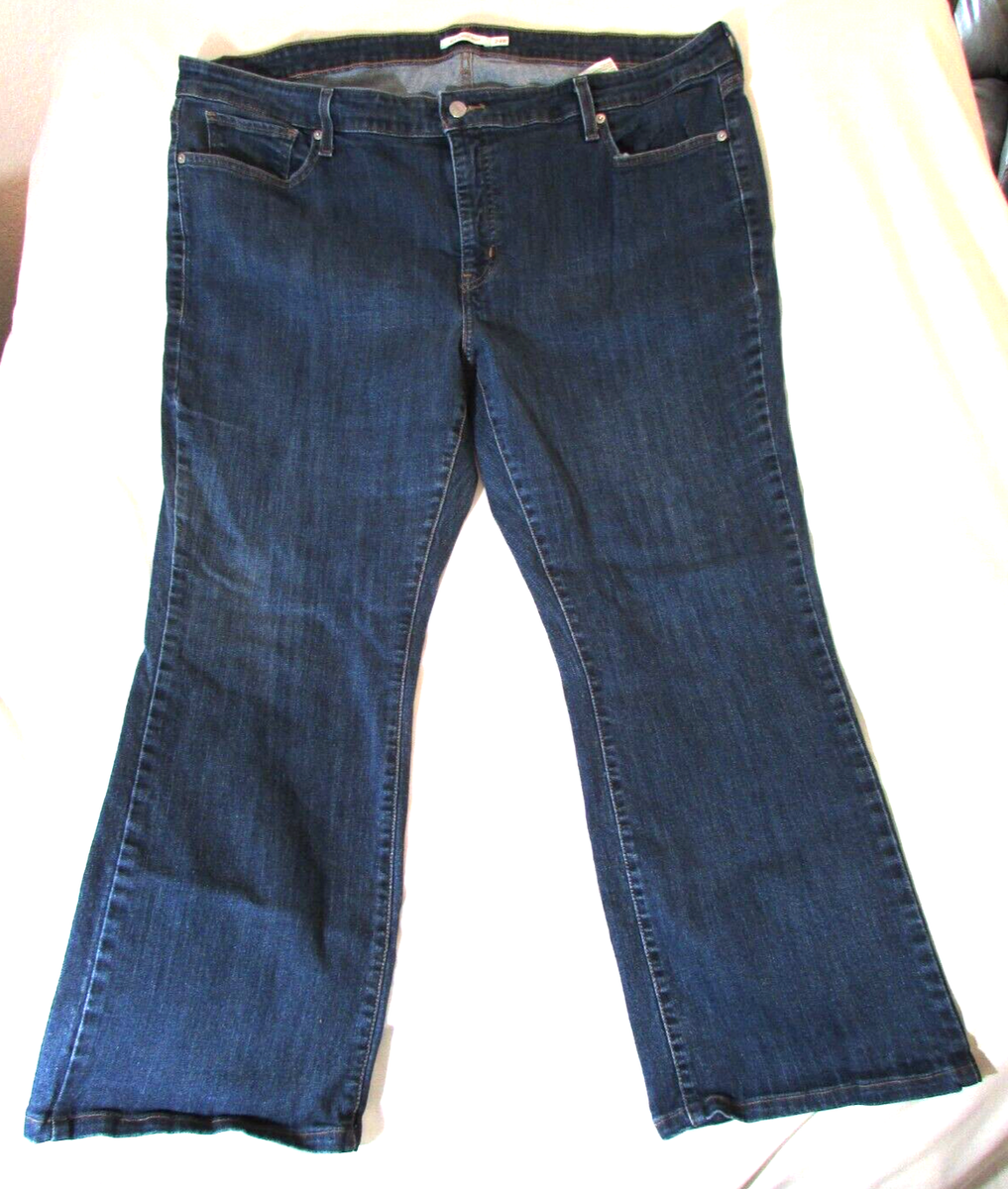 Dames Levis 725 Hoge Bootcut Jeans in Denim
