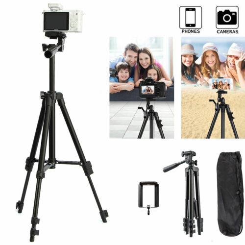 Professional Camera Tripod Stand Holder Mount for iPhone Samsung Cell Phone