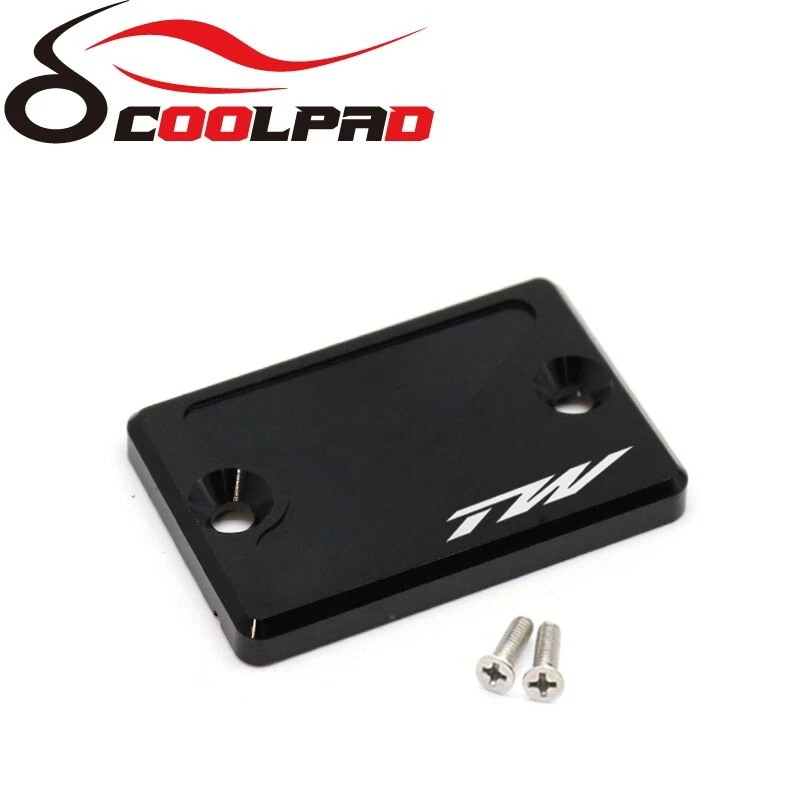 Tapa de cubierta de líquido de depósito de freno delantero CNC para Yamaha TW 200 2002-2024 TW200 Foto 3 de 4