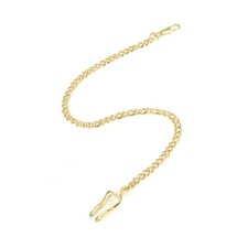 Classic Golden Plated Pocket Watch Chain key Chain