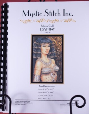 Mystic Stitch Maxine Gadd Counted Cross Stitch Patterns Chart Egyptian