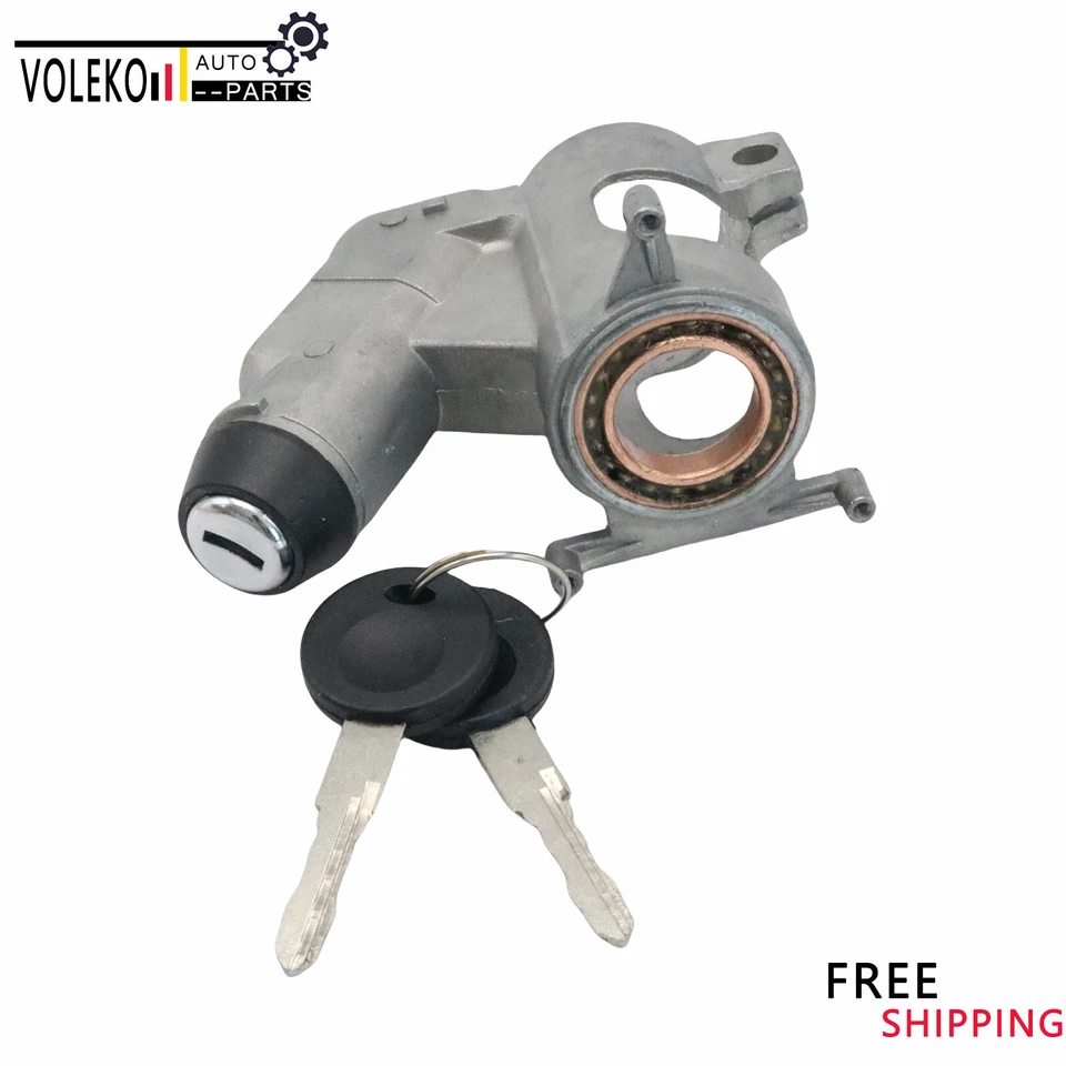 For VW Cabriolet Jetta Golf Ignition Column Lock Cylinder & Housing & Switch Set - Imagem 4 de 4