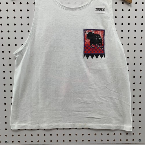 VTG 80s Ocean Pacific Tank Shirt White Single Stitch Surfer Youth Large 18x23 - Picture 7 of 19