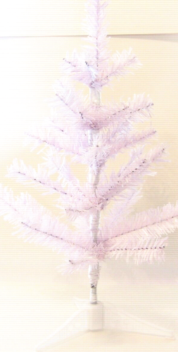 Easter Egg Tree Mixed Pastels on White Tree, 19x11" Wire with 3 Leg Stand. - Picture 3 of 4