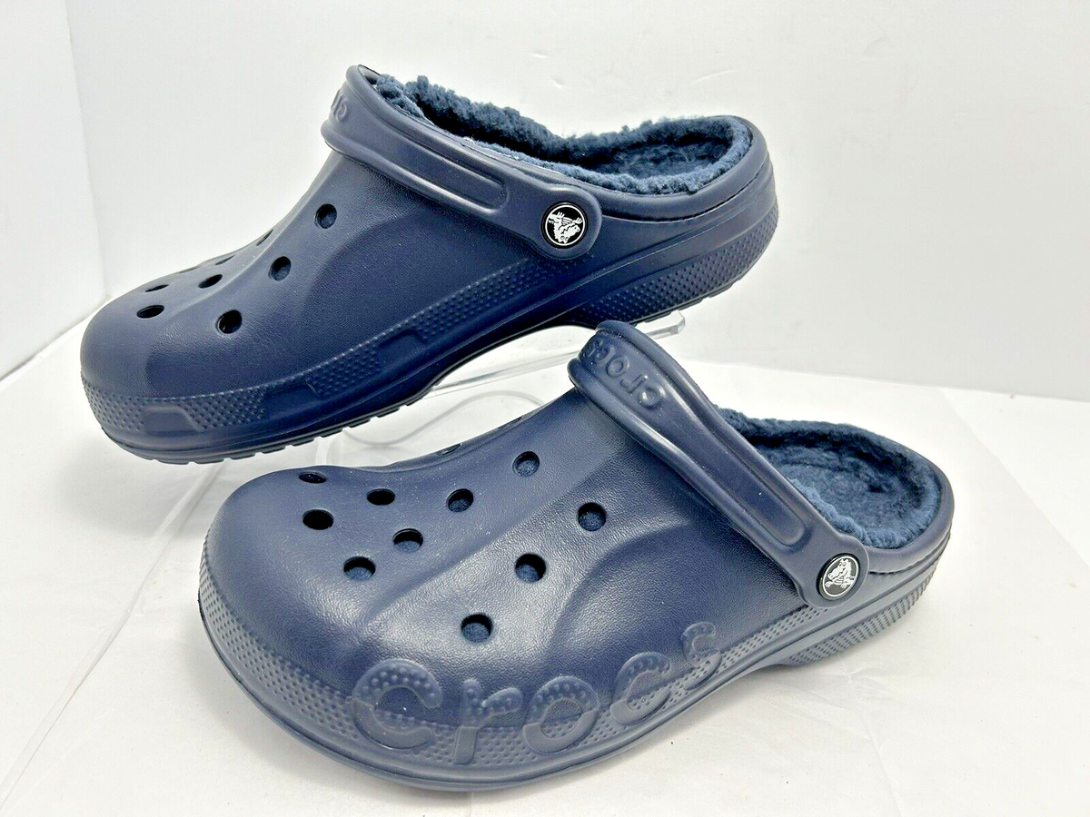 Baya lined crocs Crocs Unisex Baya Lined Plush Comfort Clogs - Walmart.com main image 3