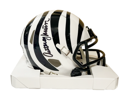 Cincinnati Bengals Anthony Munoz Autografo Velocità Alternativa Mini Casco BAS...