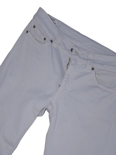 Dondup Marlon Jeans Da Donna Bianco Taglia 44 Slim Fit Skinny Cotone Con Tasche - Picture 4 of 14
