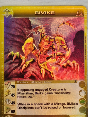 Chaotic 44/222 Bivike Super Rare 1st Edition Holo Card NM | eBay