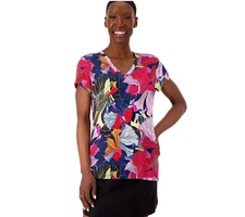 Attitudes by Renee Printed Modal Tee Colorful Glory S A601031