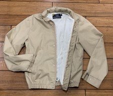Vintage Jacket Outwear from Sears Hooded Khaki Size Small 53057 Windbreaker EUC