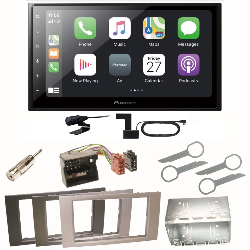 Pioneer SPH-DA250DAB Bluetooth USB Einbauset für Ford Focus C-Max Fiesta Transit - Bild 1 von 1